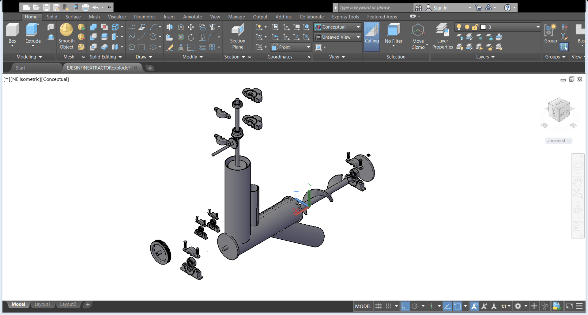 vistaexplode | Curso Autocad Mecanico (Online)